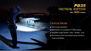 Fenix PD35 - Tactical - Negru